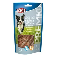 TRIXIE PREMIO žąsų kepenėlių kubeliai, 100 g (pakuotė 6)