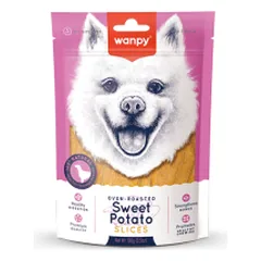 Wanpy Sweet Potato Slices batatų skiltelės skanėstai šunims, 100 g — 1 nuotrauka