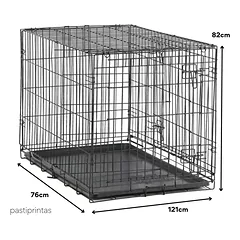 Metalinis narvas (pastiprintas) XXL 121x76x82cm