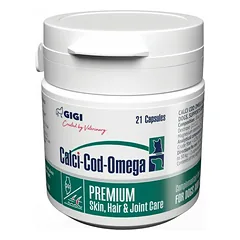 GiGi Calci Cod Omega kapsulės šunims ir katėms, 21 vnt.