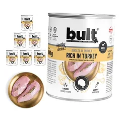 BULT Fleischreiches Nassfutter für ausgewachsene Hunde in Dosen 6 x 800 g