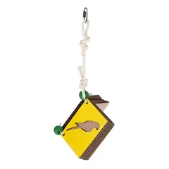 TIAKI draskymo žaislas Hanging Book, apie B 18 x H 41 cm — 4 nuotrauka