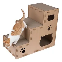 TIAKI draskymo laiptai Puzzle katėms, Dideliems > 5 kg — 4 nuotrauka