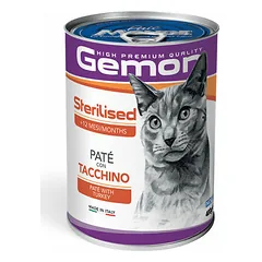 Gemon Cat Sterilised Pate with Turkey 400 g
