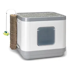 Karlie Katzentoilette Cube II grau