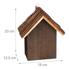 Vabzdžių viešbutis 23x19x12,5cm., rudos spalvos — 4 nuotrauka