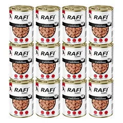 RAFI Classic Jautiena padaže, 12 vnt. po 1240 g, šlapias maistas visų veislių šunims