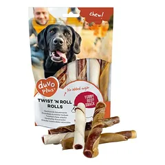 Duvo+ Hundespielzeug chew! Twist 'n Roll Rolls Rind