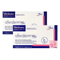Virbac Allerderm Spot On 4 ml, 6 vnt. parduotuvėje vetprekes.lt