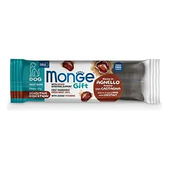 Monge Gift Dog Meat Bars Sensitive Digestion Lamb With Chestnut gardumai šunims, su ėriena ir kaštonais, 40 g