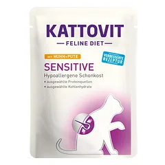 KATTOVIT Feline Diet Sensitive vištiena ir kalakutiena 85 g photo
