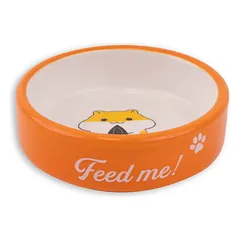 HAP keramikinis dubenėlis graužikams, FEED ME oranžinis, 70ml