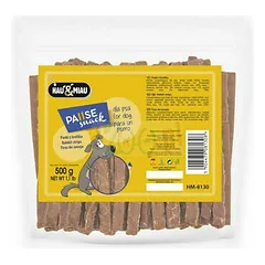Hau&Miau Pausesnack skanėstai šunims, triušienos juostelės 500 g