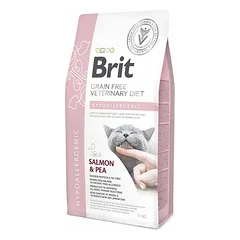 BRIT GF Veterinary Diets Hypoallergenic sausas maistas katėms 5 kg parduotuvėje fera.lt