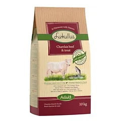Lukullus šalto spaudimo kombinuotas rinkinys: 10 kg sauso maisto + 24 x 800 g drėgno maisto šunims, > 500 g — 3 nuotrauka