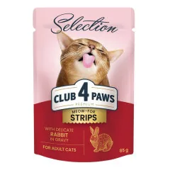Club 4 Paws Premium Selection konservai su triušiena katėms