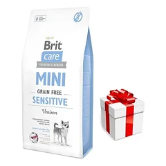 BRIT CARE Mini Grain-Free Sensitive 2kg + STAIGMENA ŠUNIUI