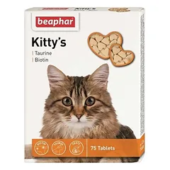 Beaphar KITTY'S + Taurine + Biotin, 75tab. (pak12)