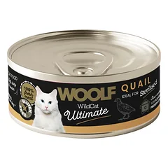 WOOLF Wild Cat Ultimate Sterilised Quail Pate 85g pašaras iš stručio katėms photo
