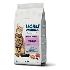 Lechat Exc. Fussy sausas pašaras išrankioms katėms su kiauliena 1.5kg