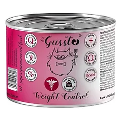 GUSSTO Vet Weight control Cat puszka 200 g maistas katėms su antsvoriu