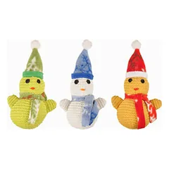 Flamingo dog toy CHRISTMAS DT SNOWMAN 17CM