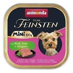 ANIMONDA Vom Feinsten mini suaugusiems šunims skirta jautiena 100 g