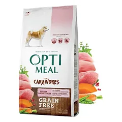 OPTIMEAL begrūdis sausas ėdalas suaugusiems šunims su kalakutiena ir daržovėmis 1.5 kg — 2 nuotrauka