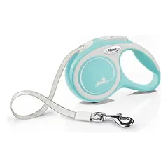 Flexi Comfort juostelinis pavadis, S, iki 15kg 5m juostelinis, mėlynos spalvos — 2 nuotrauka
