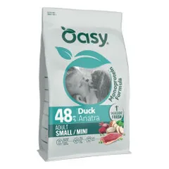 Oasy Monoprotein Adult Small/Mini sausas pašaras su antiena mažų veislių šunims, 2 kg parduotuvėje pet24.lt