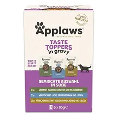 Applaws Taste Toppers drėgnas maistas šunims, ekonominė pakuotė 12 x 85 g