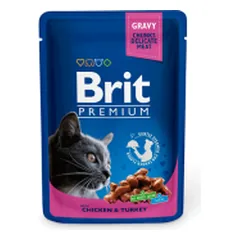 Brit Premium Chicken & Turkey 100 g parduotuvėje animu.lt