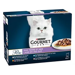 Gourmet Perle mišrus asortimentas, drėgnas maistas katėms, ekonominė pakuotė 24 x 85 g — 4 nuotrauka