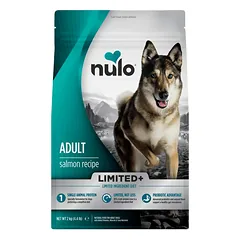 Nulo Limited+ sausas maistas suaugusiems šunims, su lašiša, 2kg