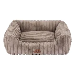 Biglo Cobe Mokka - patogi ir minkšta šunų lova, sofa šunims, kavos spalvos