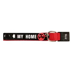 Trixie antkaklis katėms My Home, raudona — 3 nuotrauka