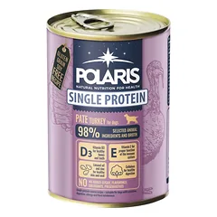 Šunų konservai Polaris Single Protein Paté su kalakutiena, 400 g