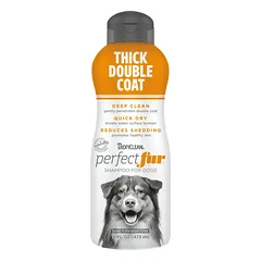 Tropiclean Perfect Fur Thick Double Coat Shampoo - šampūnas storam dvigubam kailiui