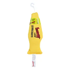 Yeowww! Fish Cat Toy - kačių žaislas su ekologiška katžole, geltona žuvis, Yellow / 17cm — 2 nuotrauka