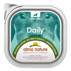 Almo Nature Daily Dog Turkey With Zucchini drėgnas maistas suaugusiems šunims, 300 g