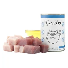 GUSSTO Cat Fresh Turkey&Tuna  drėgnas kačių ėdalas su kalakutiena ir tunu 6x400g