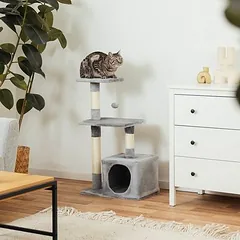 Lionto draskyklė katėms, 85 cm, smėlio spalvos — 4 nuotrauka