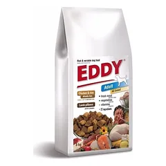 Sausas šunų maistas Eddy Dog Adult All Breed su vištiena ir ryžiais, 8 kg