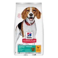 Hill's SP Canine Perfect Weight Medium sausas pašaras su vištiena vidutinių veislių šunims, 12 kg - Pet24