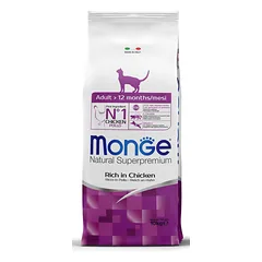 Sausas pašaras katėms MONGE Dry Cat Adult 10kg