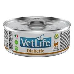 Farmina Vet Life Cat Diabetic, veterinarinis maistas katėms 85 g parduotuvėje fera.lt
