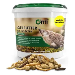 Orni Igelfutter mit Insekten ohne Getreide - Trockenfutter für Igel