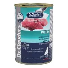 Dr. Clauders Wild šlapias maistas šunims su žvėriena, 400 g
