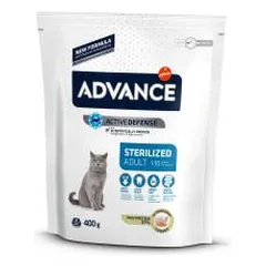 Advance Sterilized sausas maistas sterilizuotoms katėms, 0.4 kg
