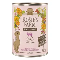 Rosie's Farm Single Meat Adult drėgnas maistas šunims 6 x 395 g, 200 - 399 g — 2 nuotrauka